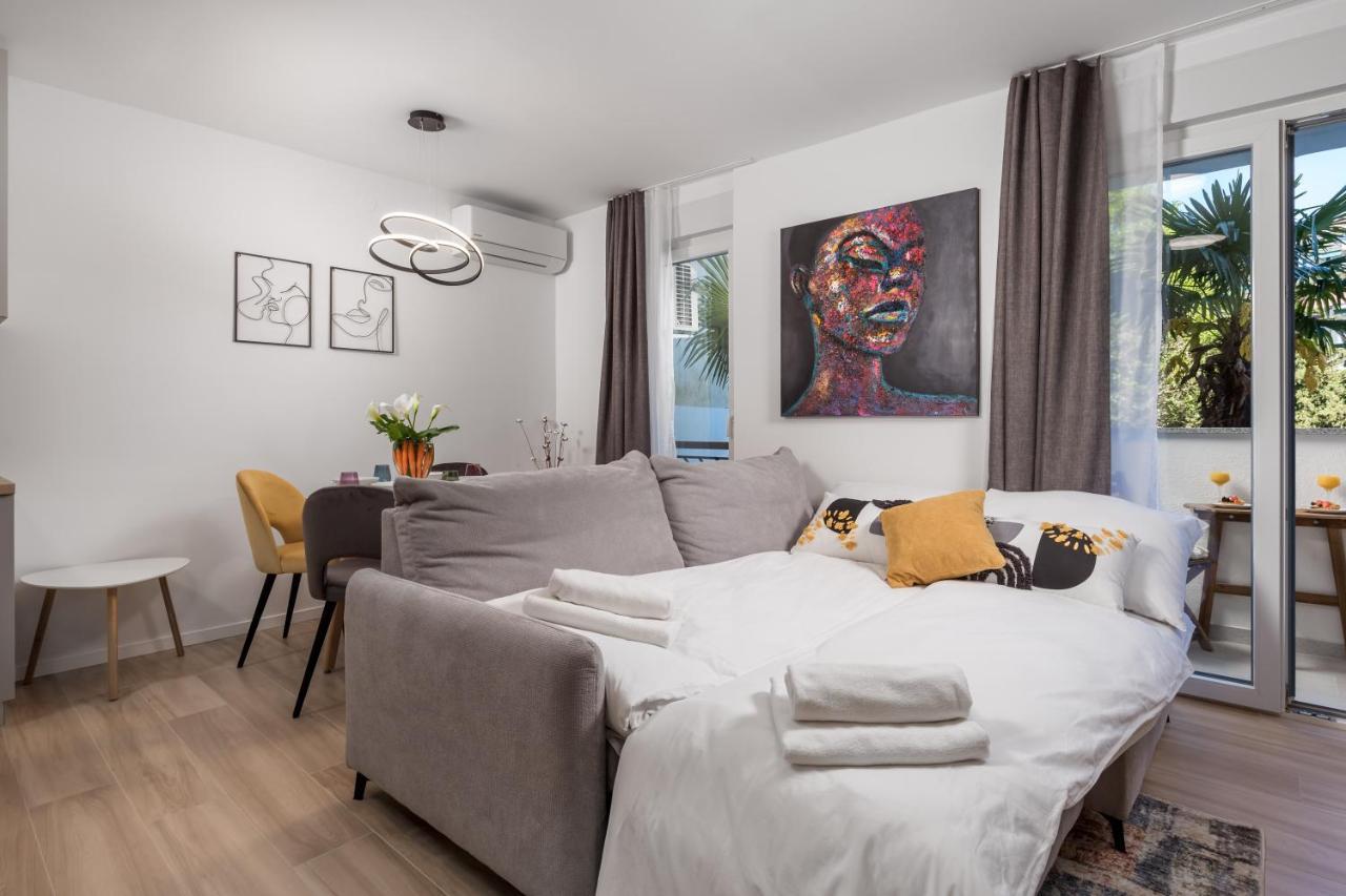 Modern Apartment Di Piu With Free 20M2 Garage Parking Rijeka Exterior foto